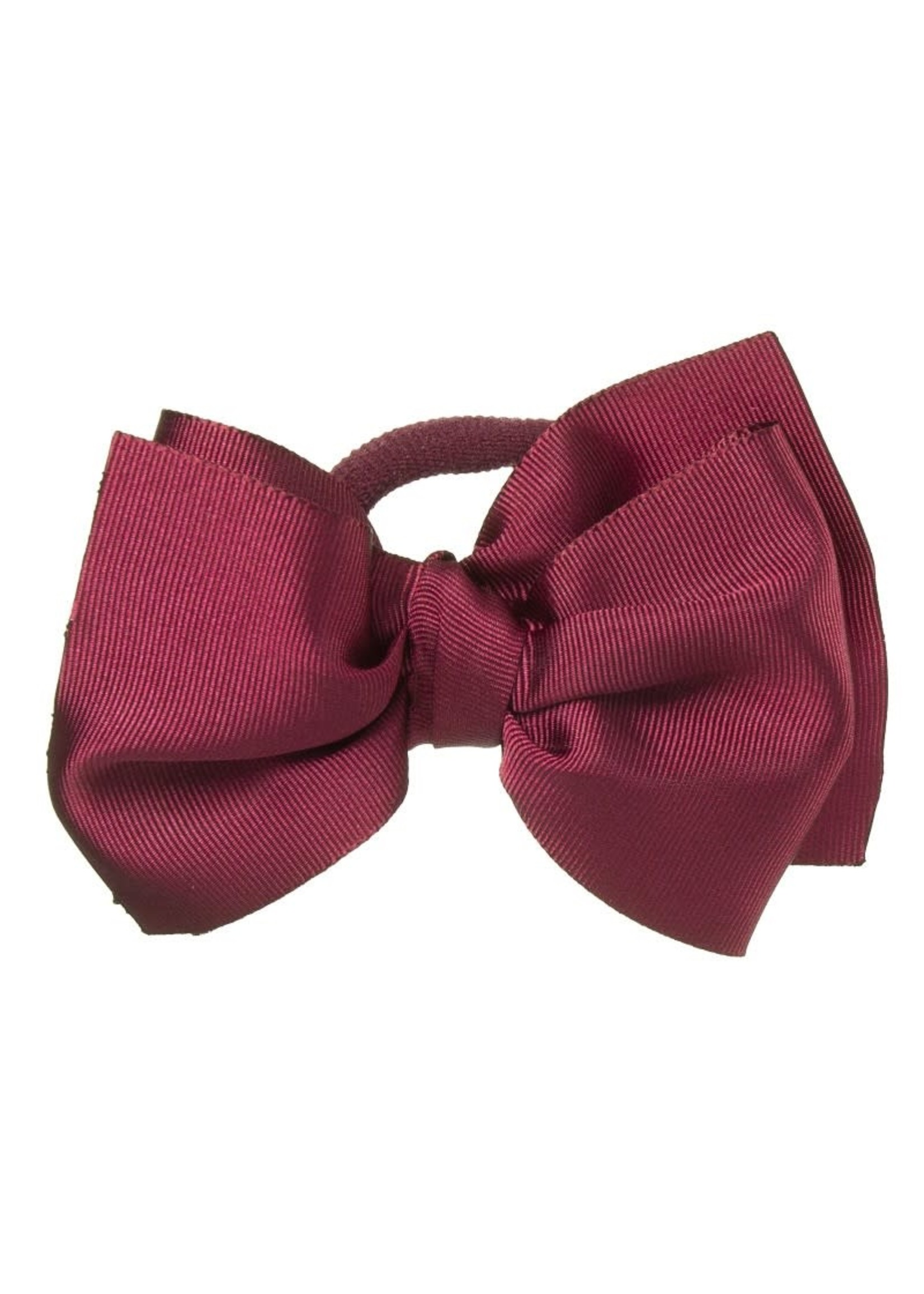 Siena Hair Bow Elastic - Burgundy