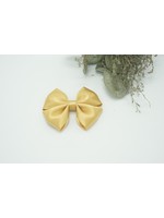 Petite Zara Satin Bow - Gold