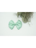 Petite Zara Satin Bow - Moss Green