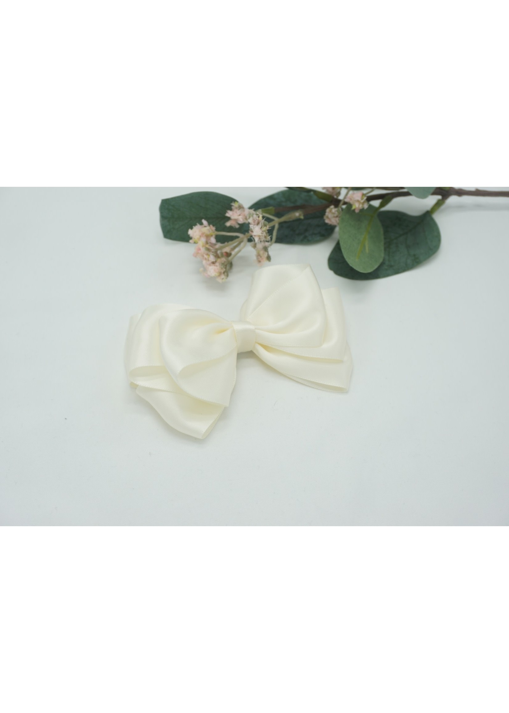 Petite Zara Butterfly Bow - Ivory 12cm