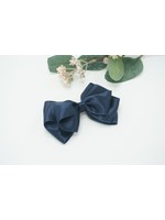 Petite Zara Butterfly Bow - Navy 12cm