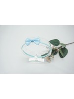 Newborn Hairbow Light Blue