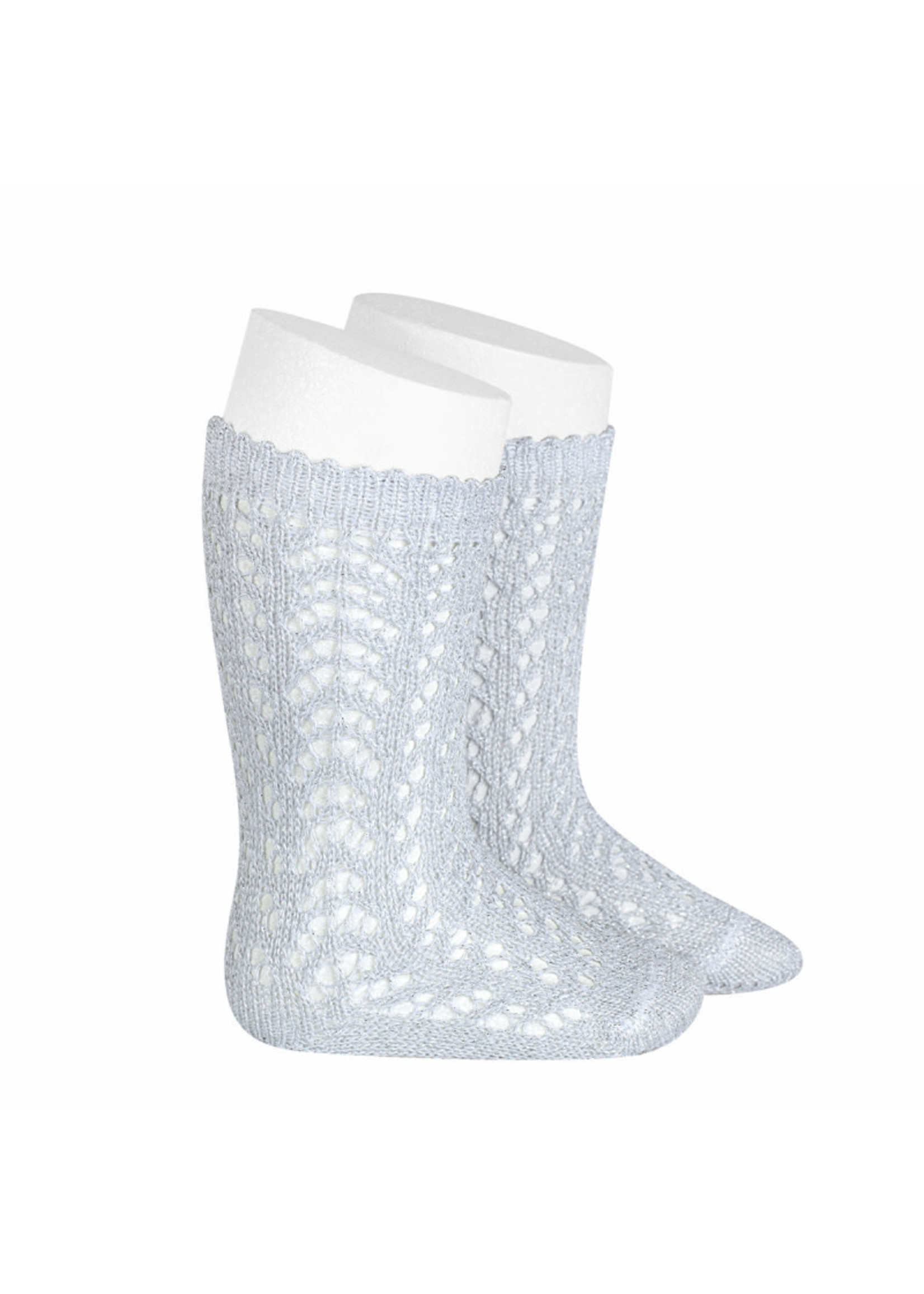 Condor Socks Open Metallic Silver