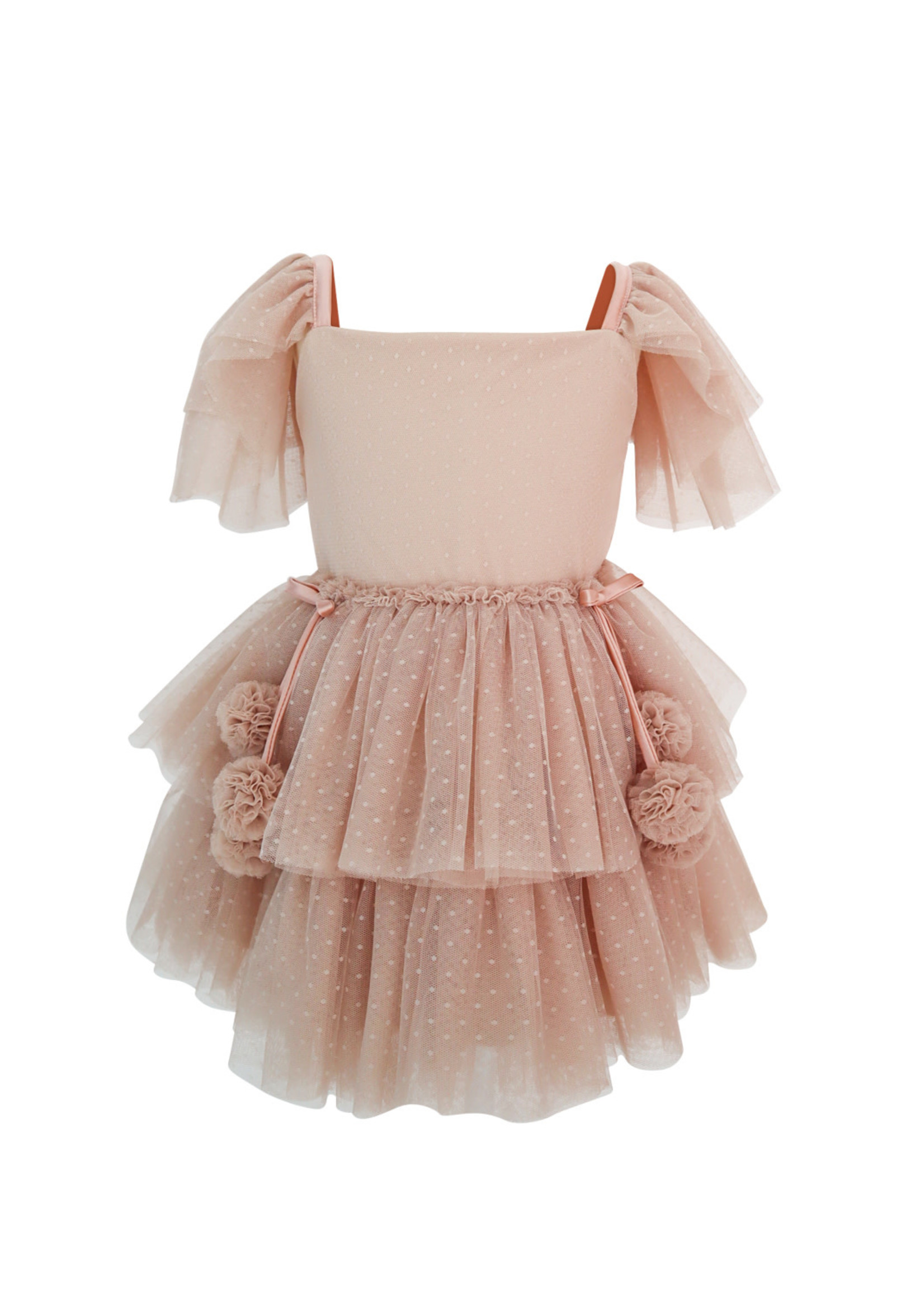 Spinkie Tutu Dress Set - Champange