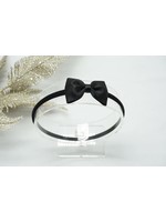 Newborn Hairbow Black Metallic