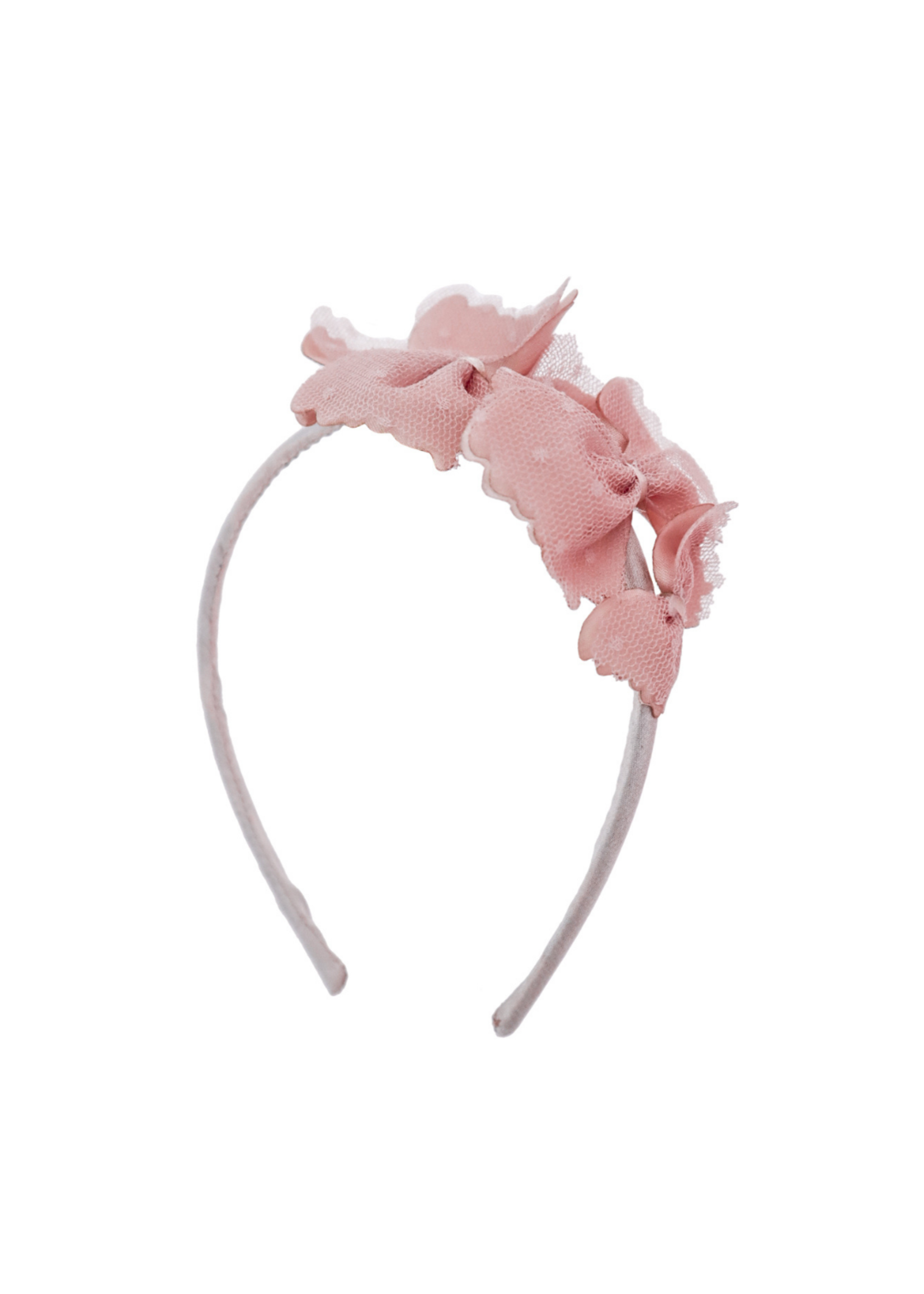 Mini Butterfly Headband Light Pink