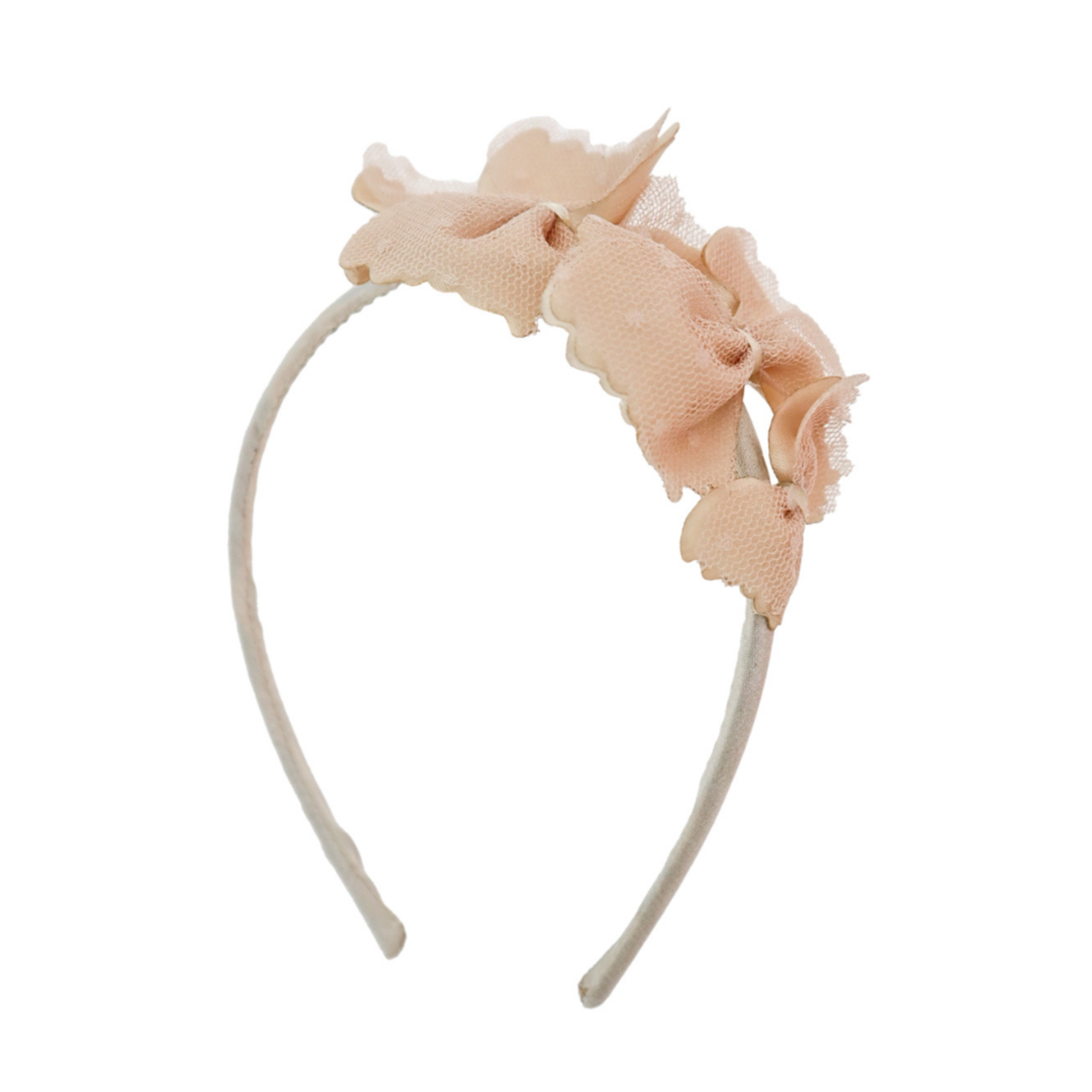 Mini Buttefly Headband Champange