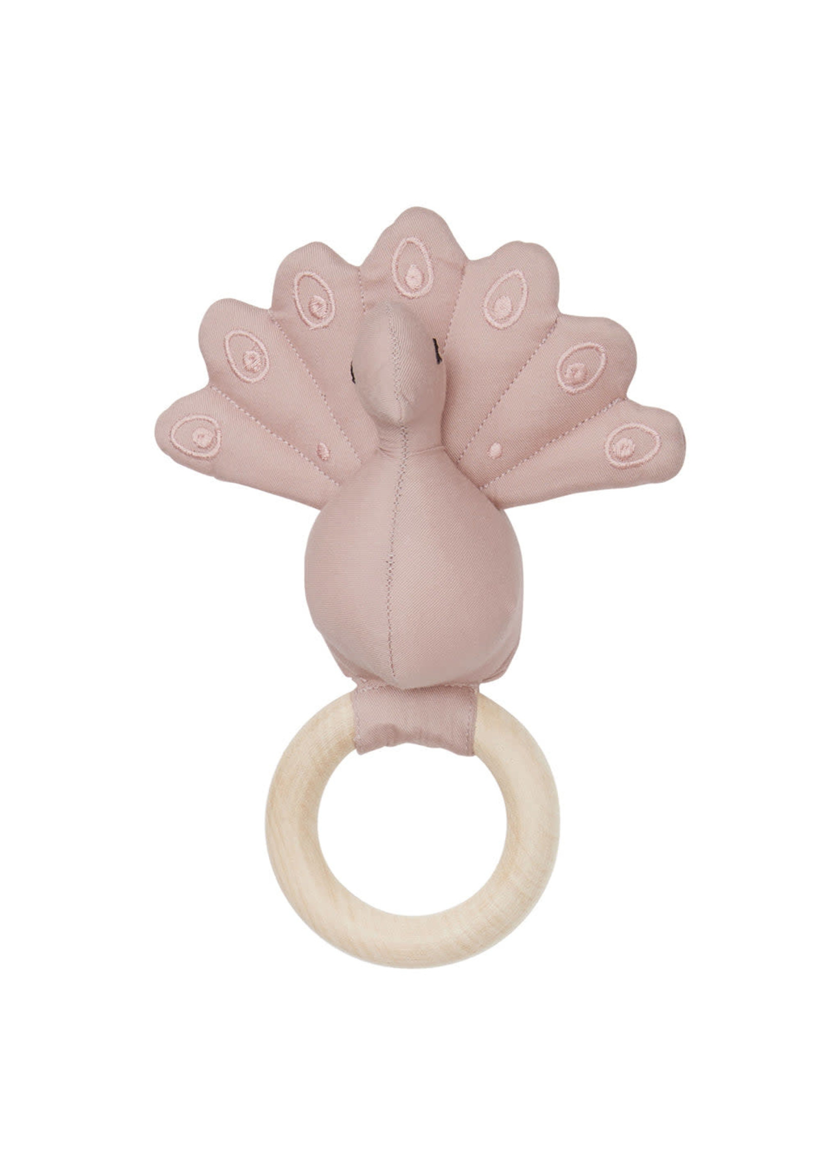 Cam Cam Copenhagen Swan Rattle Dusty Rose