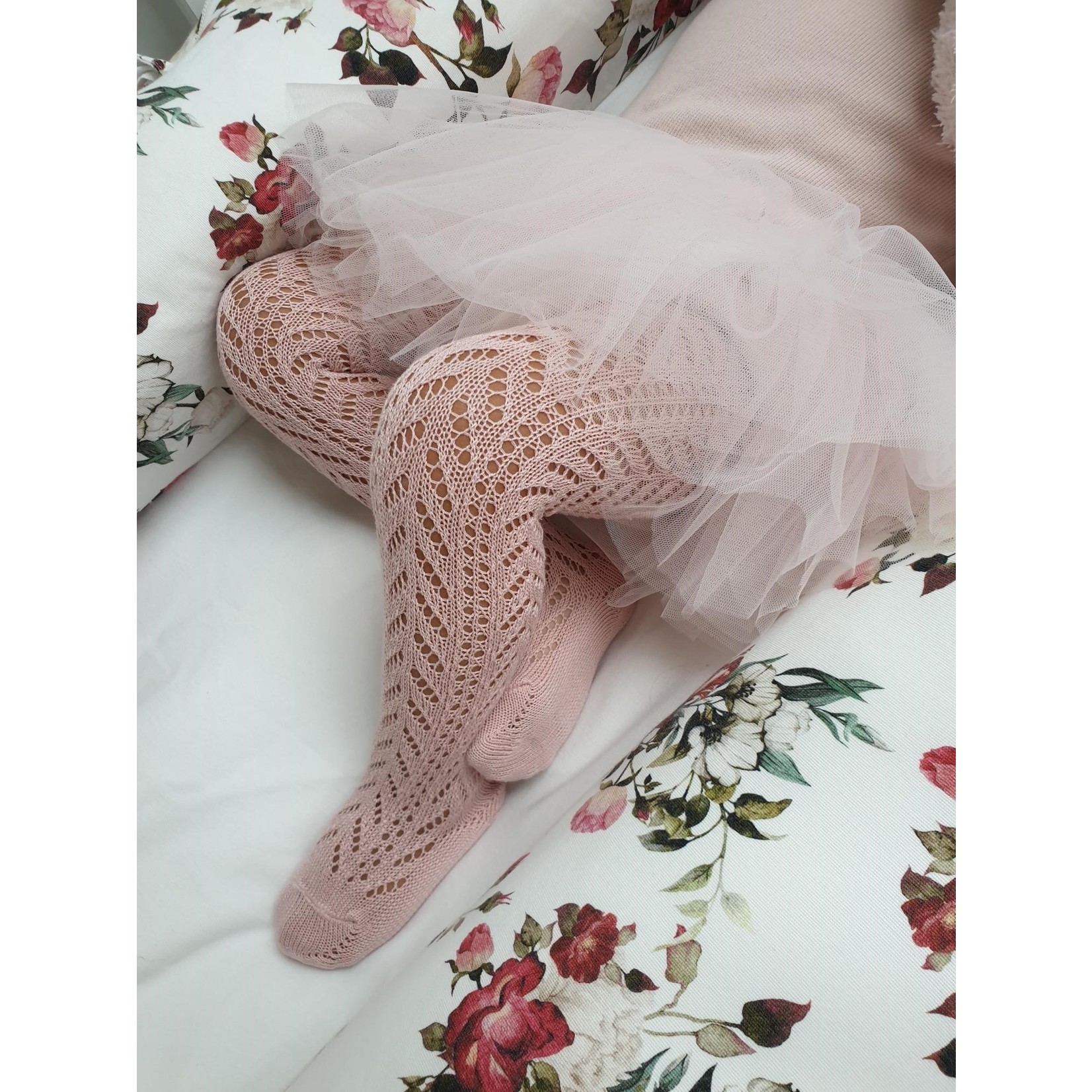Condor Openwork Tight Rosa