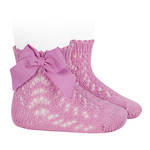 Condor Socks Open w/Bow - Sakura