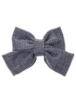 Big Bow Knitted Blue