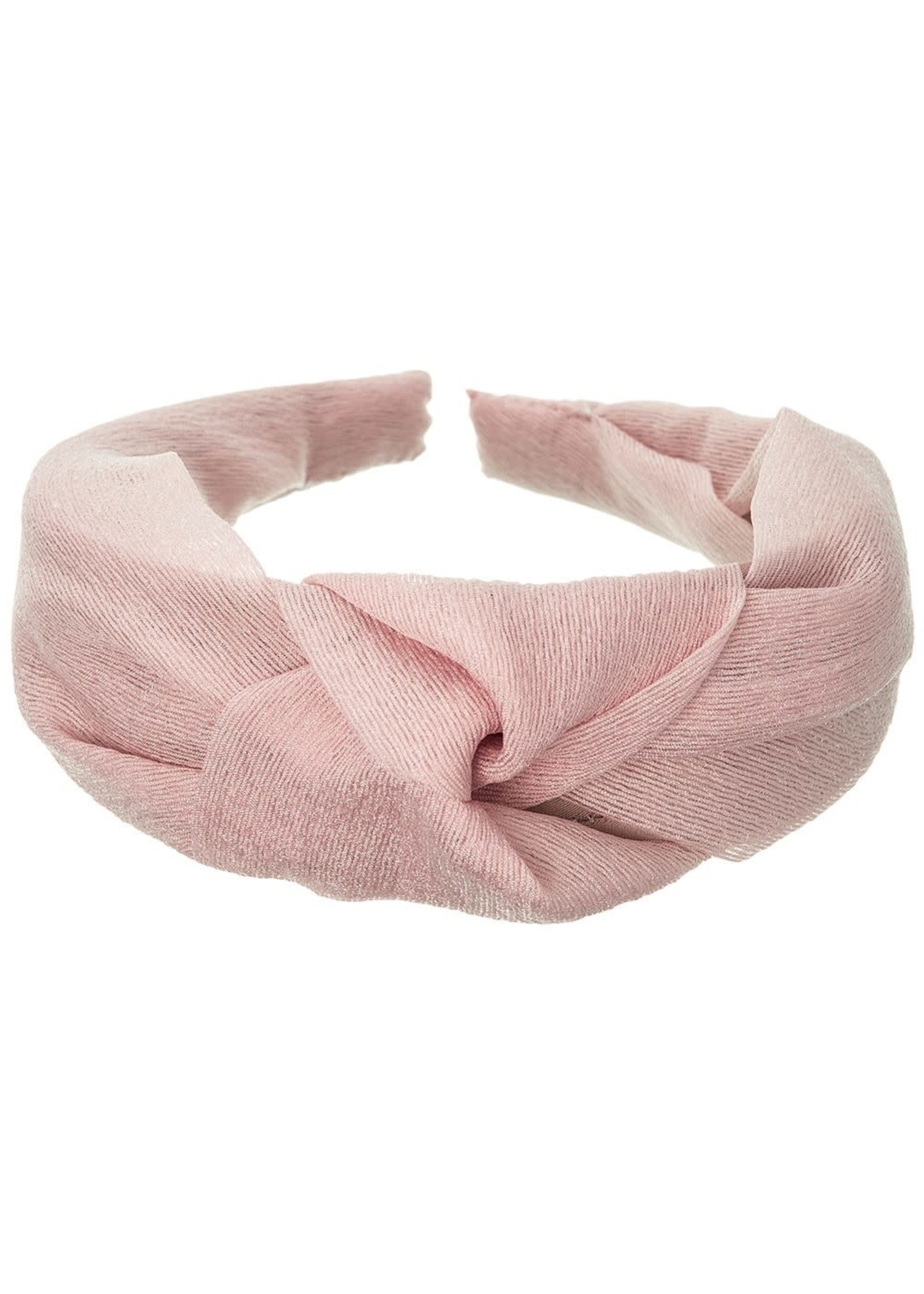 Siena Chiffon Knotted Hairband -  Antique Pink