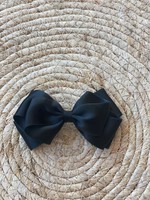 Petite Zara Butterfly Bow - Black 12cm