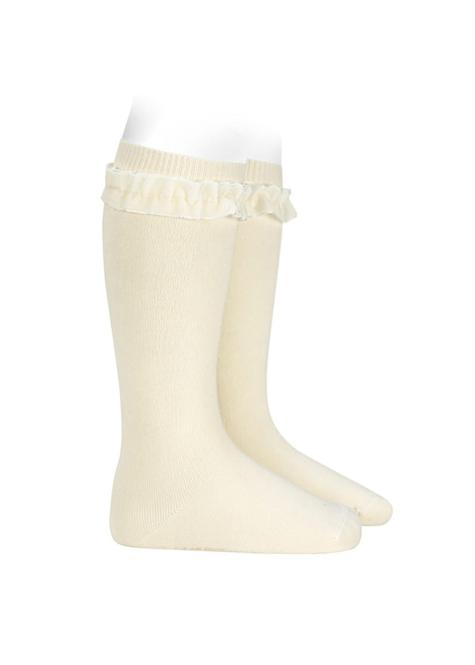 Condor Socks W/ Velvet Ruffle - Cava