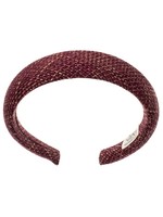 Siena Knitted Diadeem Burgundy