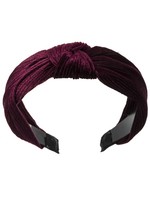 Siena Diadeem Burgundy Knotted