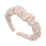 Hairband Scrunchie -  Cream