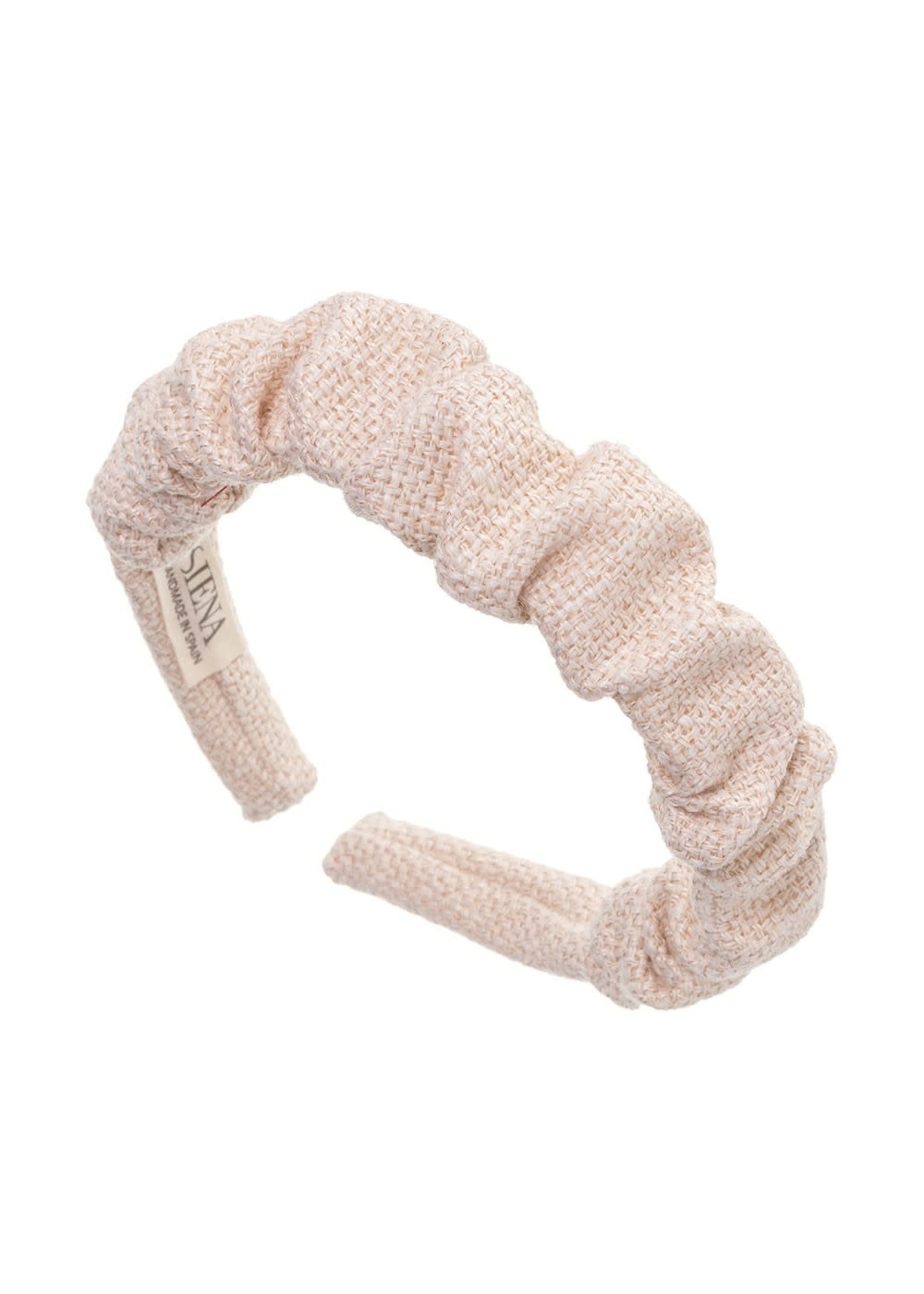 Hairband Scrunchie -  Cream