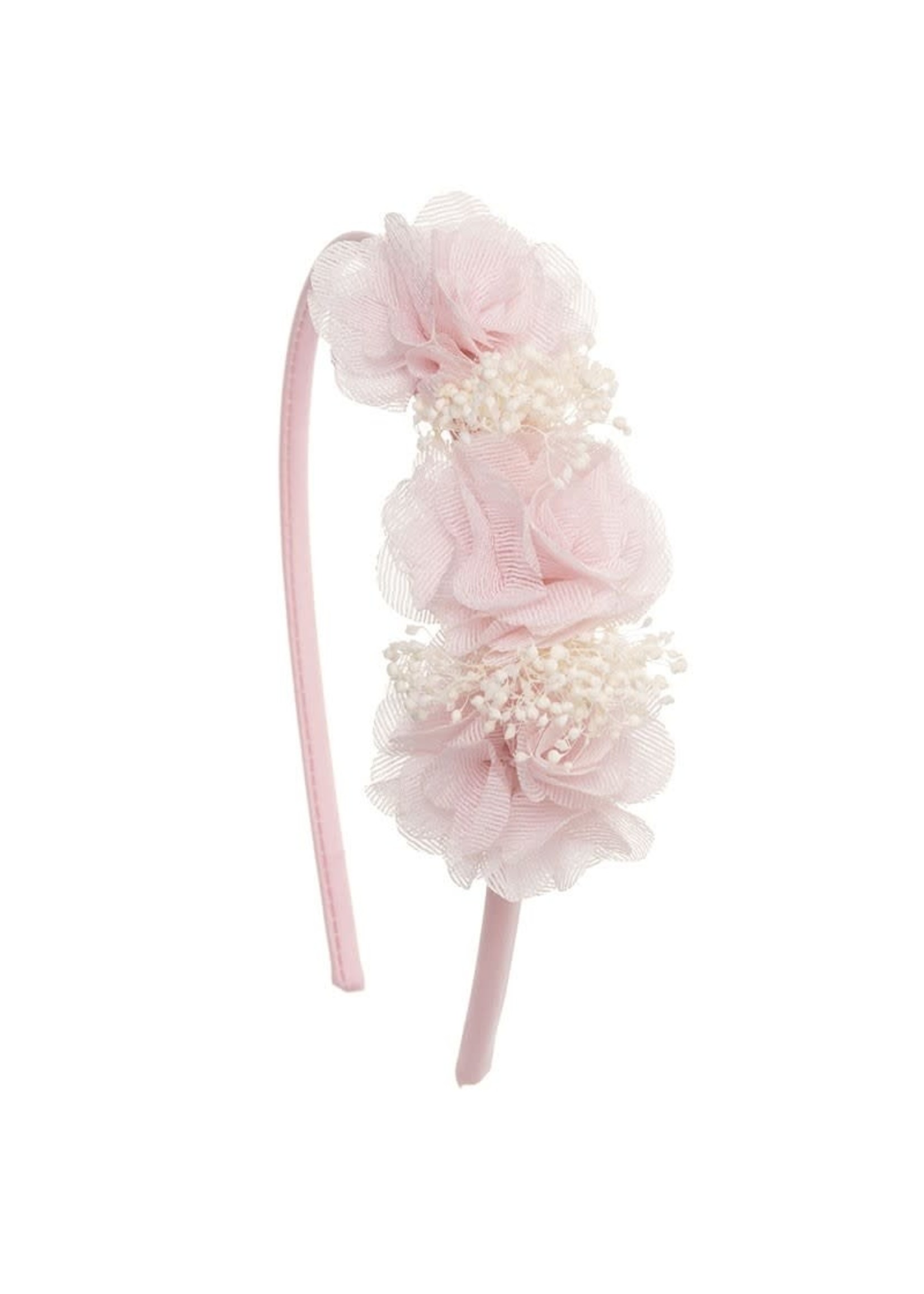 Diadeem Elsa Flowers - Light Pink