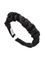 Siena Hairband Scrunchie Satin - Black