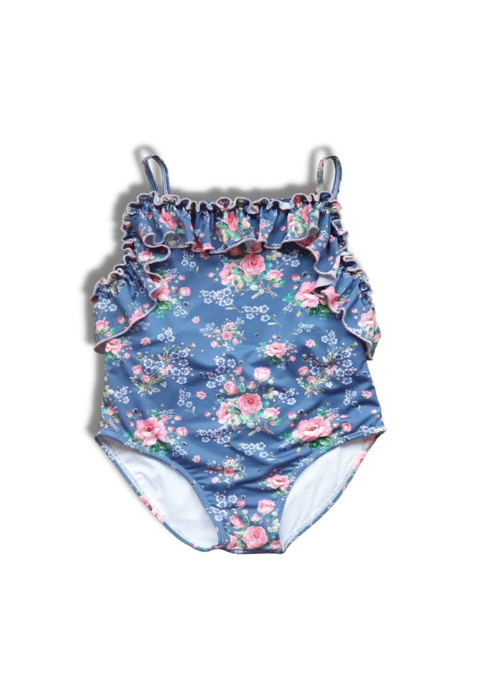 Petite Zara Swimsuit 2.0 Blue Flower - Petite Zara