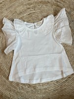 Laivicar Shirt Basic Broderie White - Laivicar
