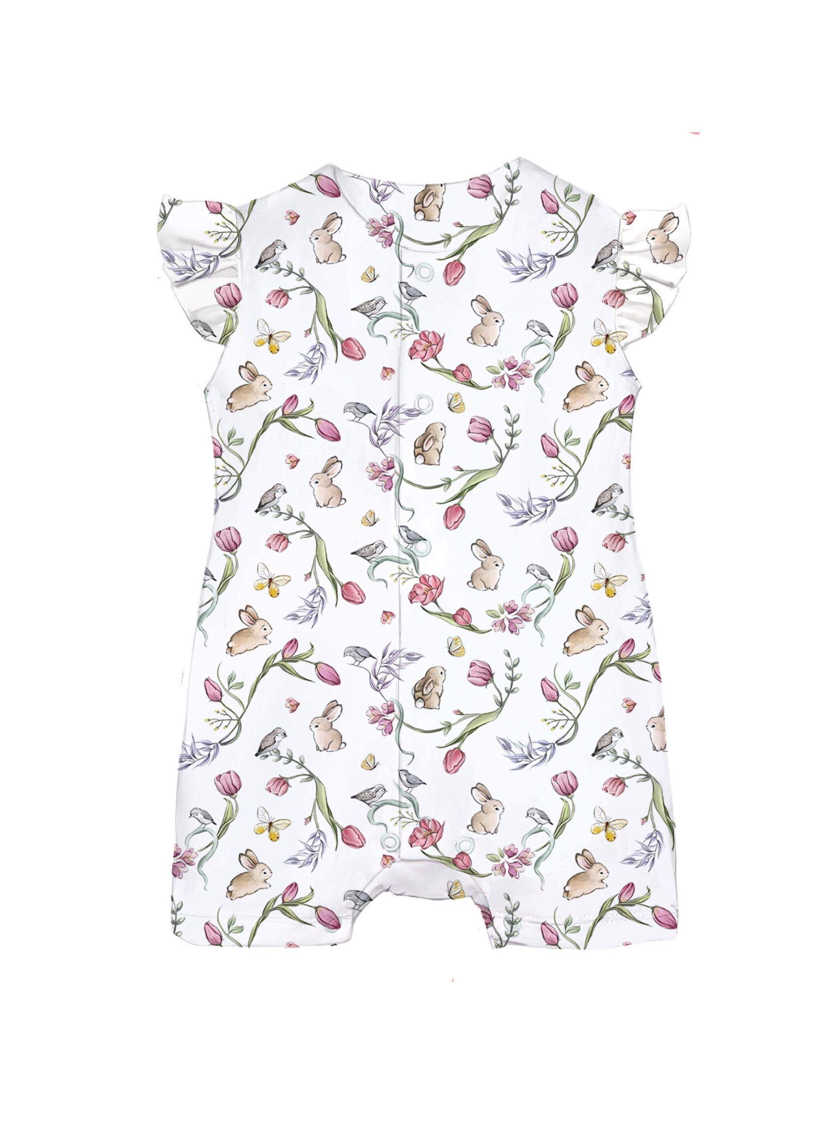 Little Pie Romper Suit Blossom Pink - Little Pie