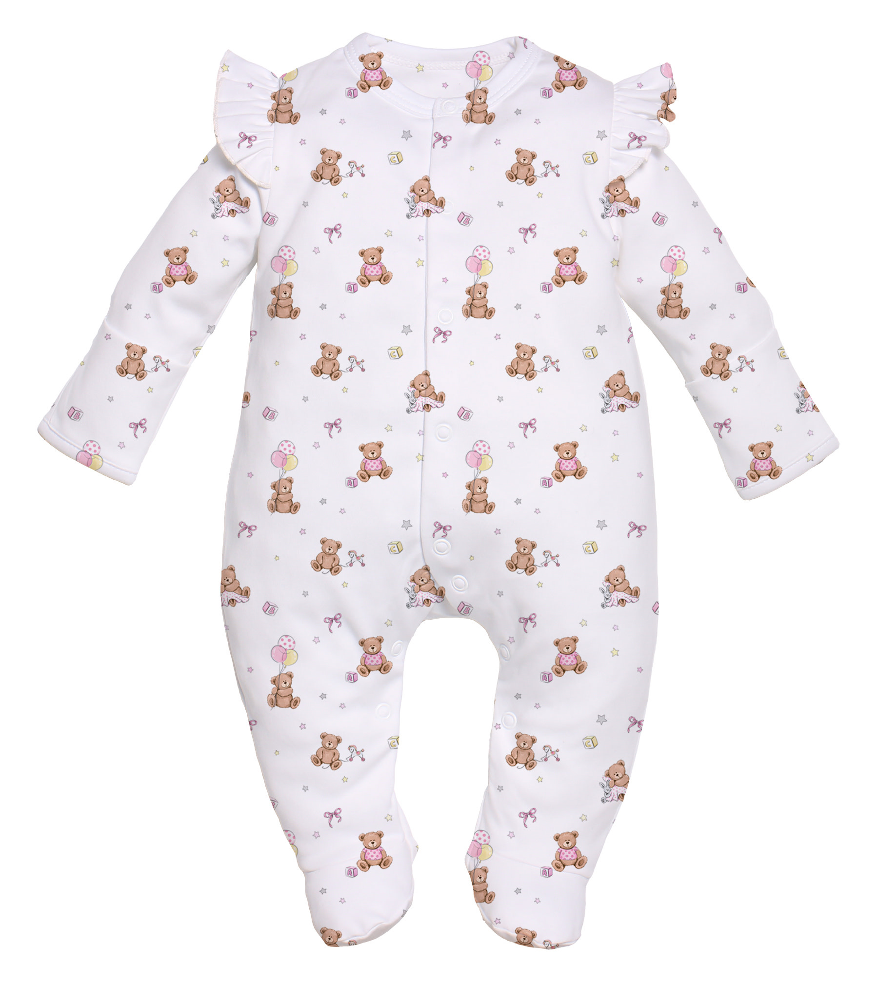 New In Baby Gi Girls Pink Little Royals Collection Sleepsuit main image 1