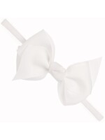 Siena Baby headband  Largebow White