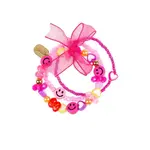 Armband Hortence Smiley Roze - Souza