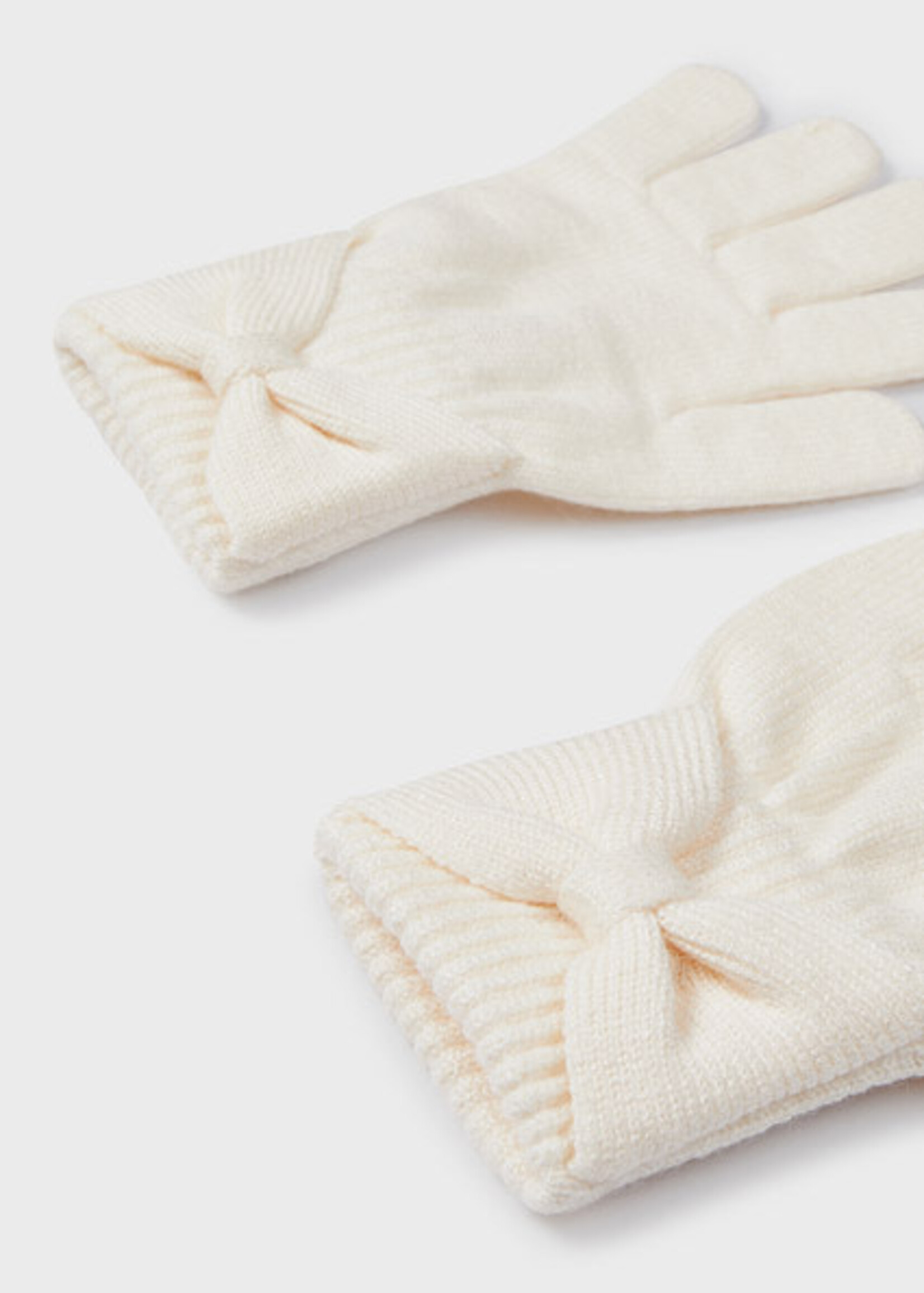 Mayoral Knit gloves Creme - Mayoral