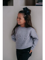 Mayoral Jumper Flower Gray - Mayoral