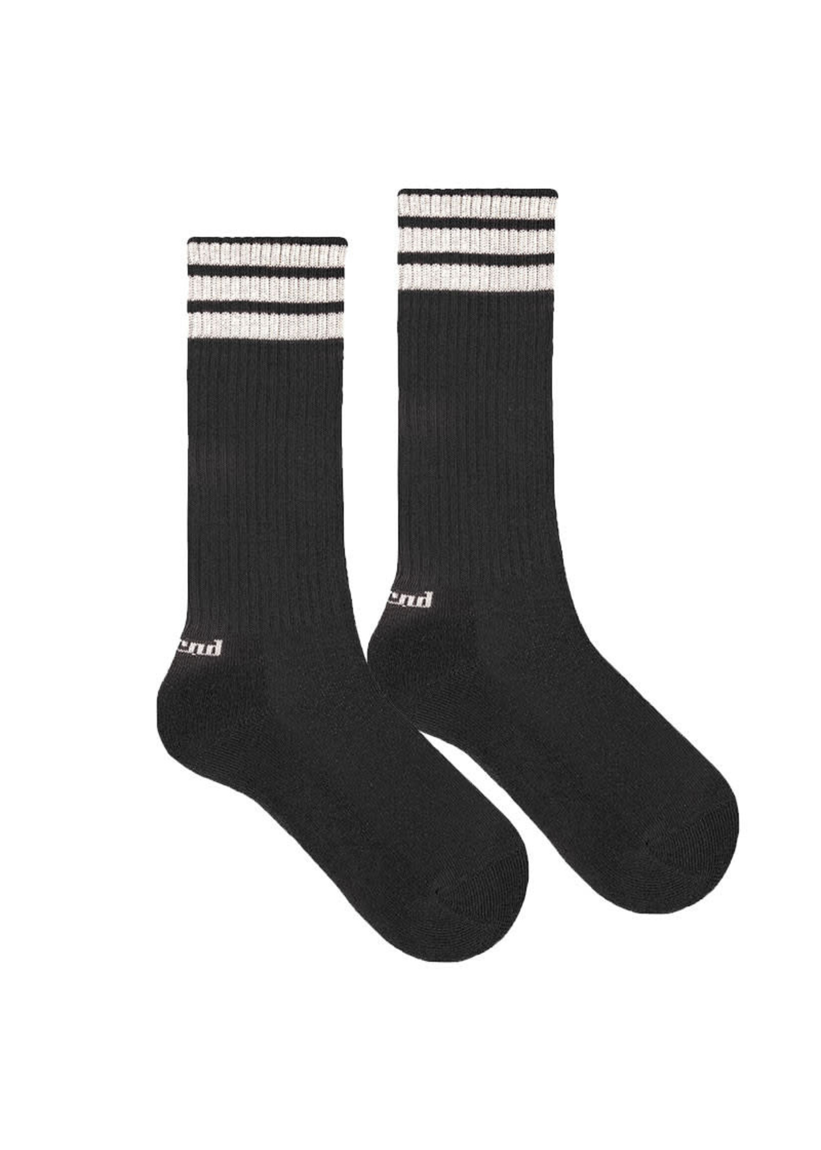 Condor Knee Socks Black Stripes