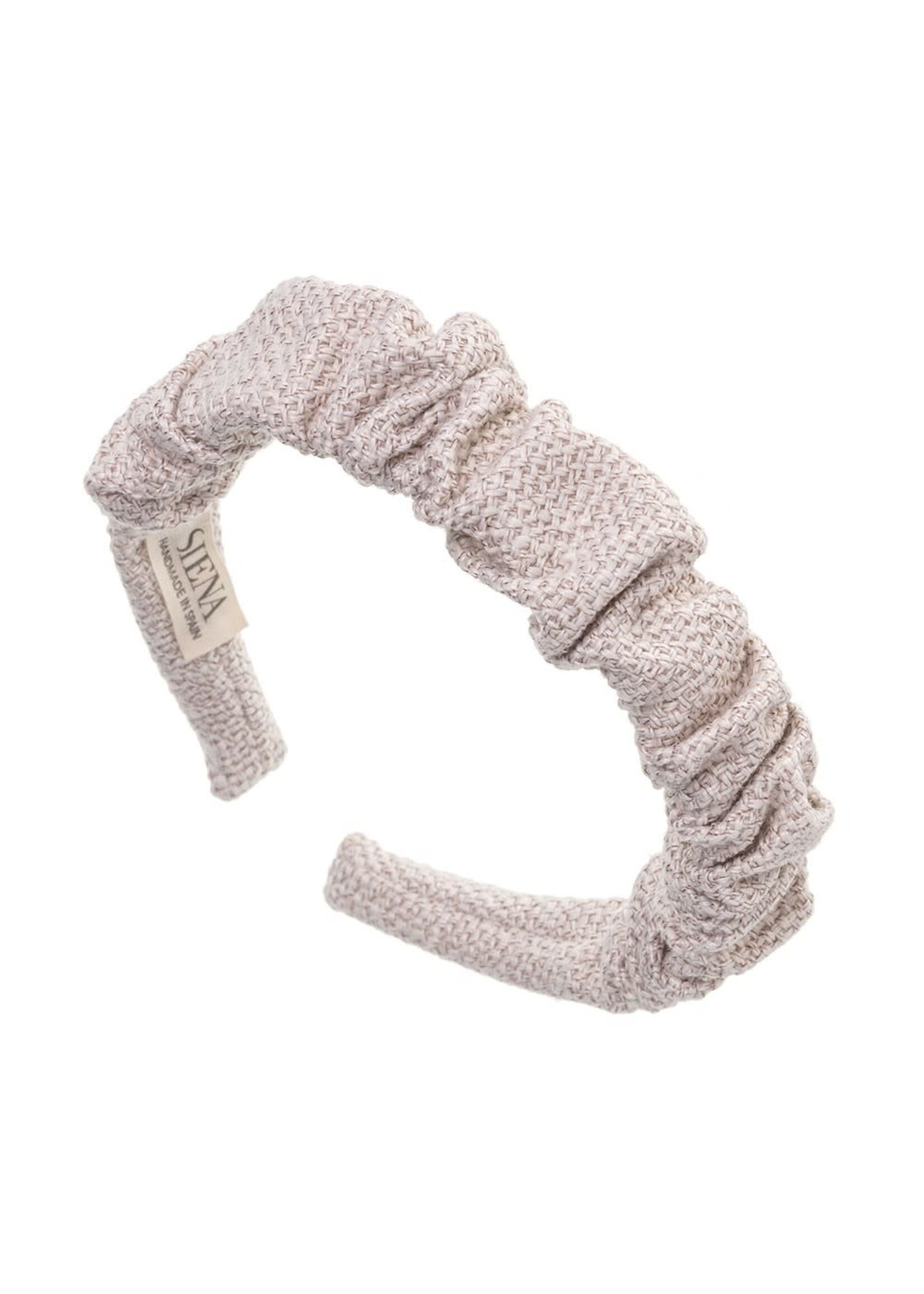 Siena Copy of Hairband Scrunchie - Creme