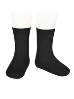 Condor Socks Ribbed Black - Condor