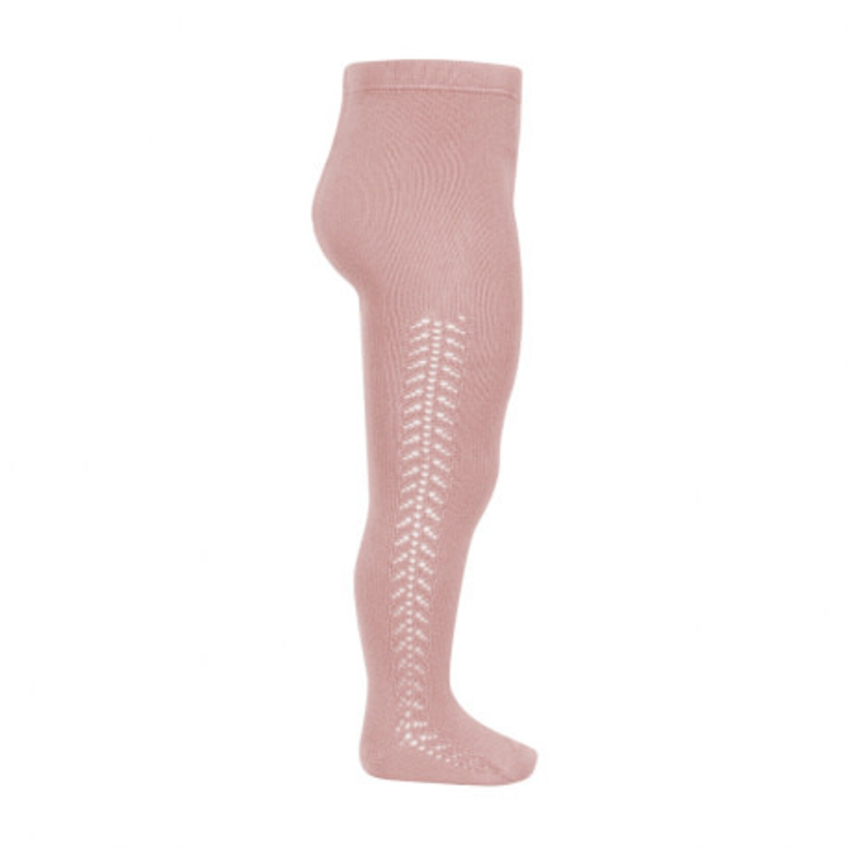 Condor Side Openwork Tight -Pale Pink