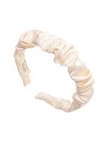 Siena Hairband Scrunchie Satin - Off White