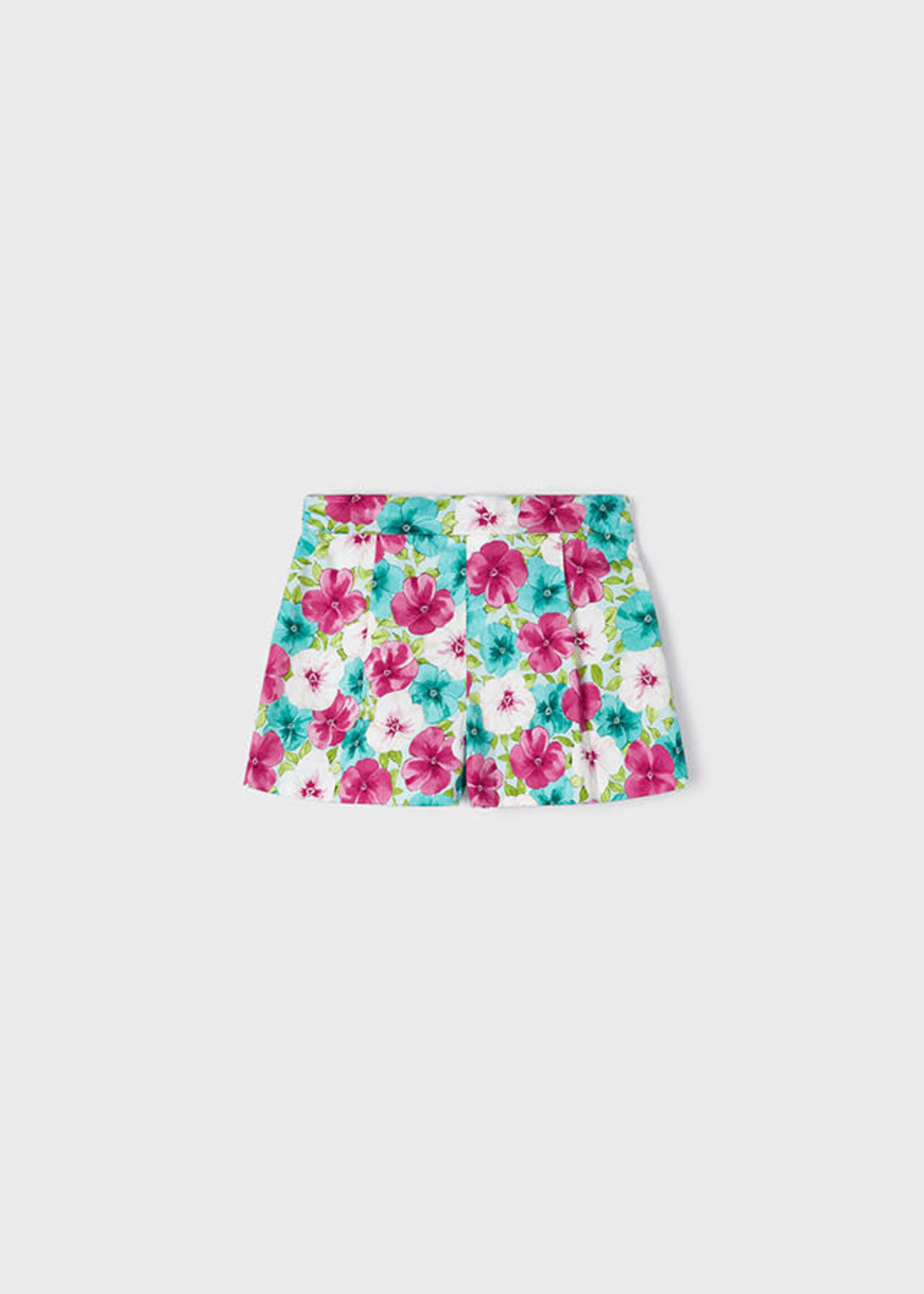 Mayoral Satin Pants Flowers - Mayoral