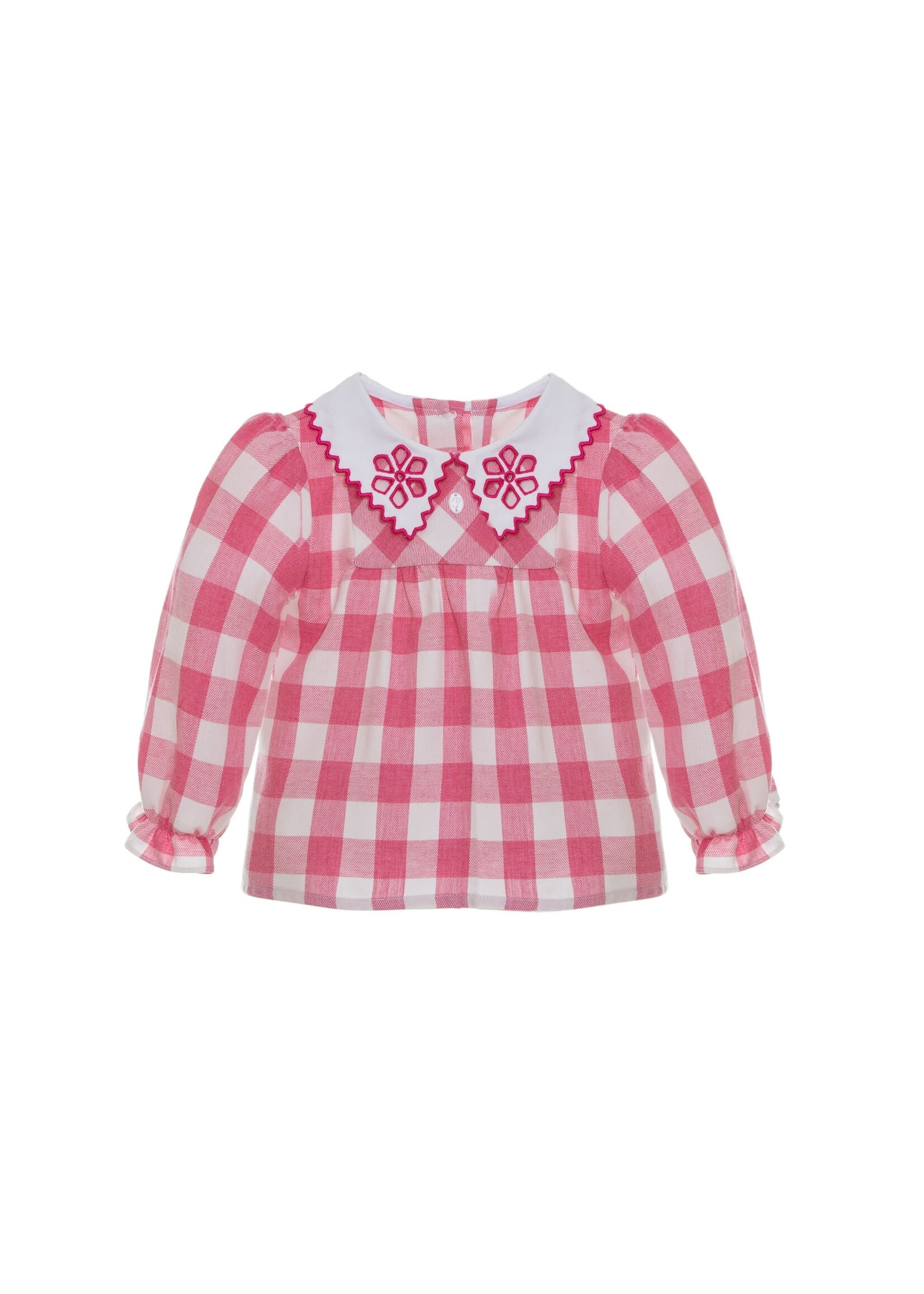 Patachou Blouse Pink Check - Patachou