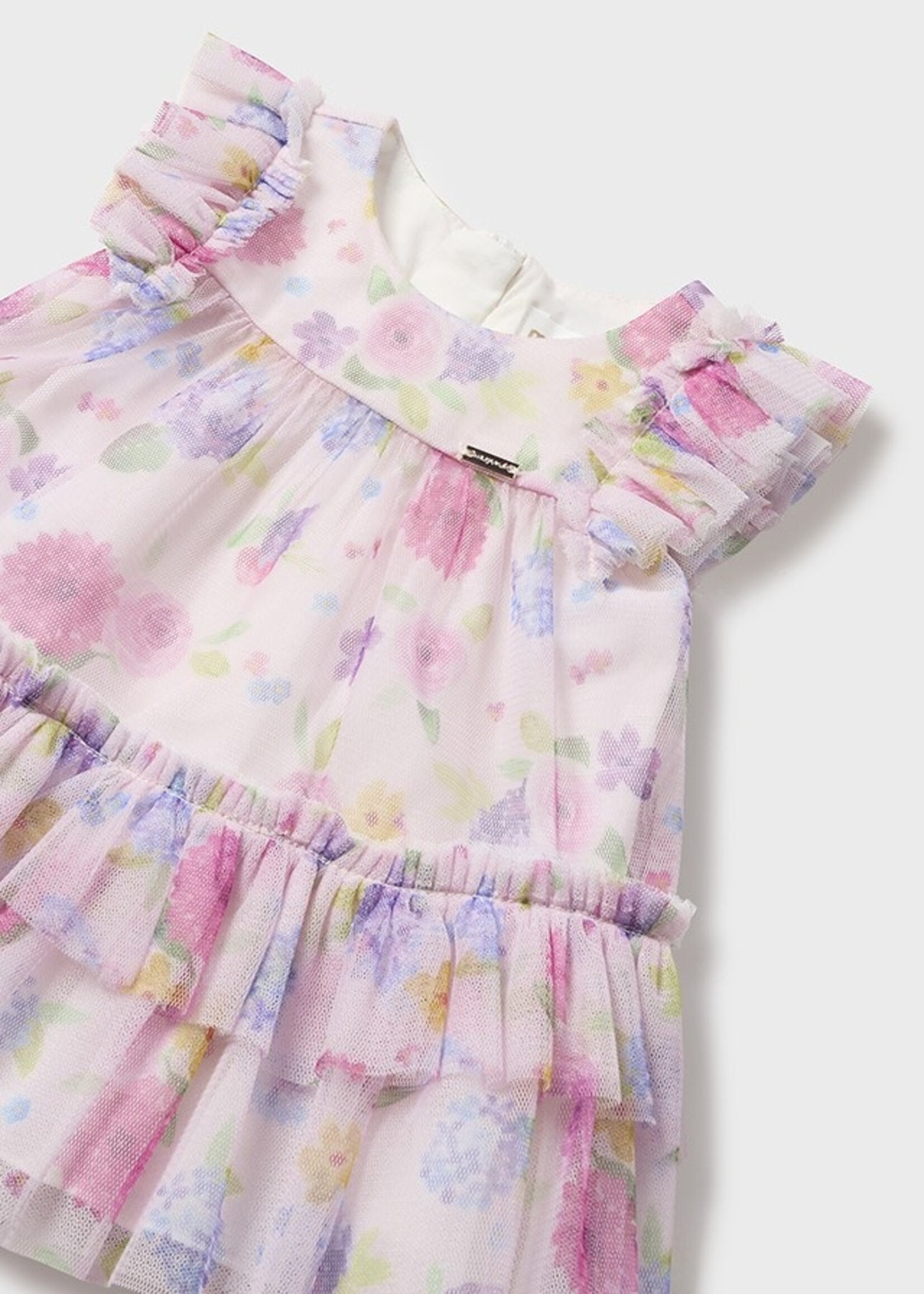 Mayoral Mini Dress Flower - Mayoral