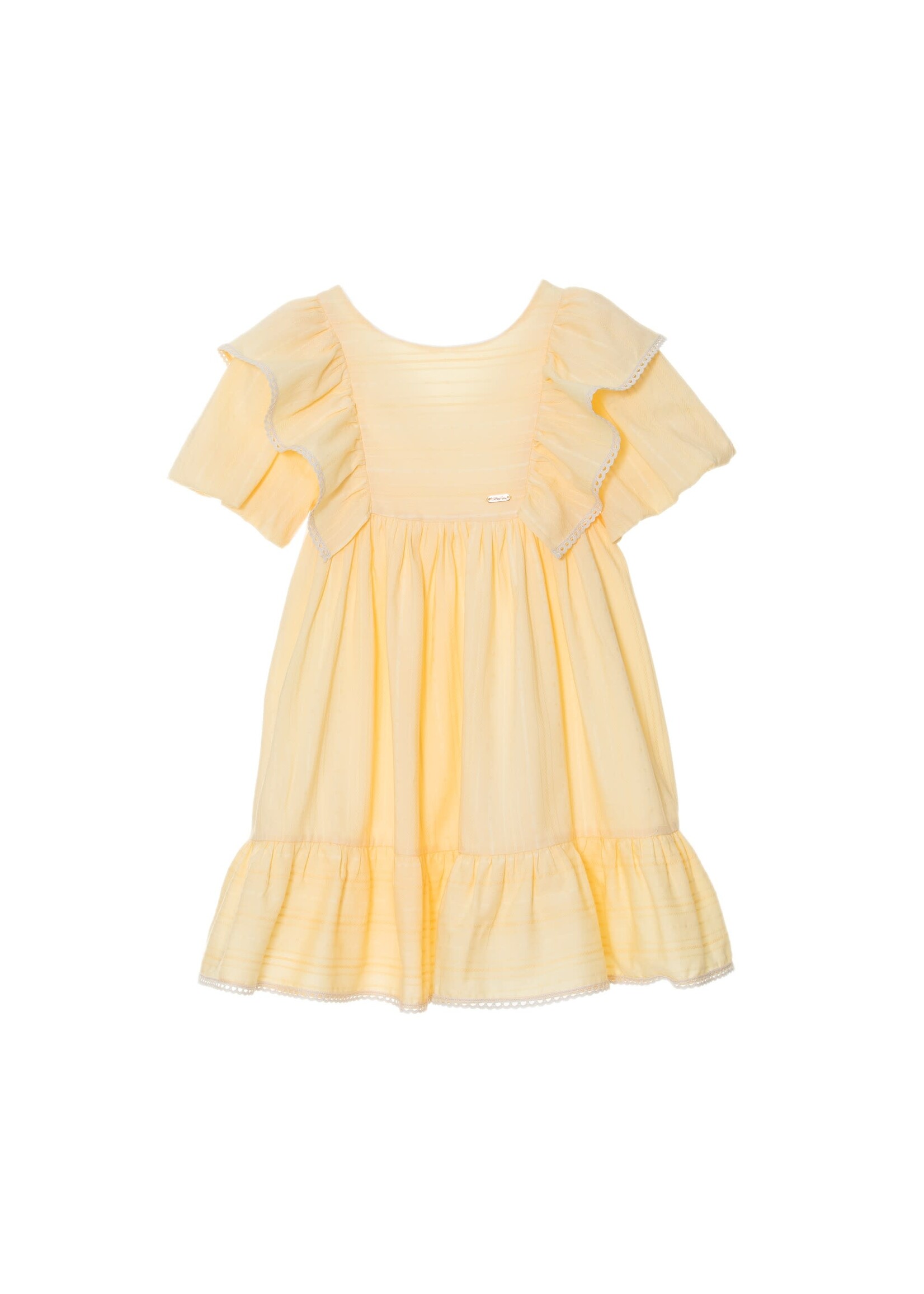 Patachou Dress Pale Yellow - Petite Zara