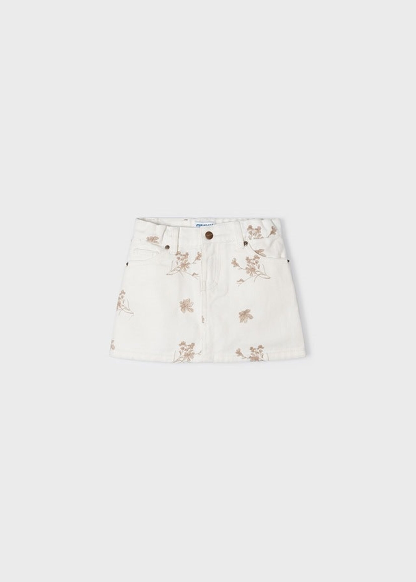 Mayoral Skirt Flower White - Mayoral