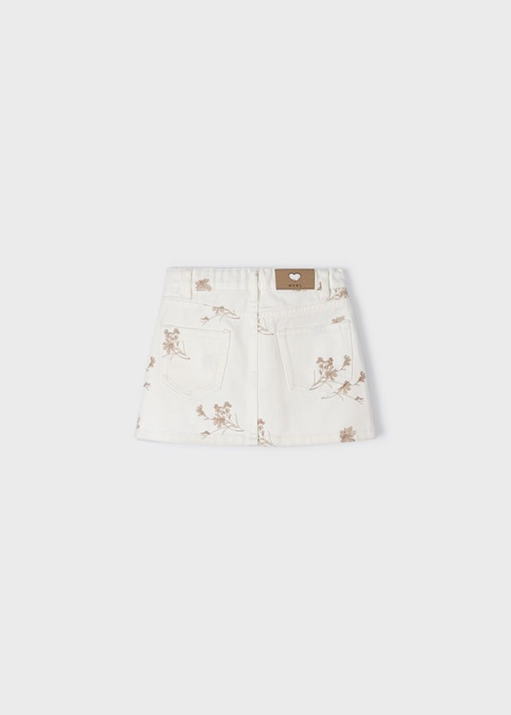 Mayoral Skirt Flower White - Mayoral