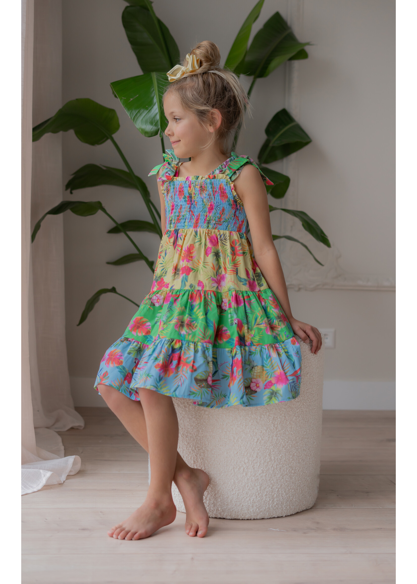 Patachou Beach dress Florals - Patachou