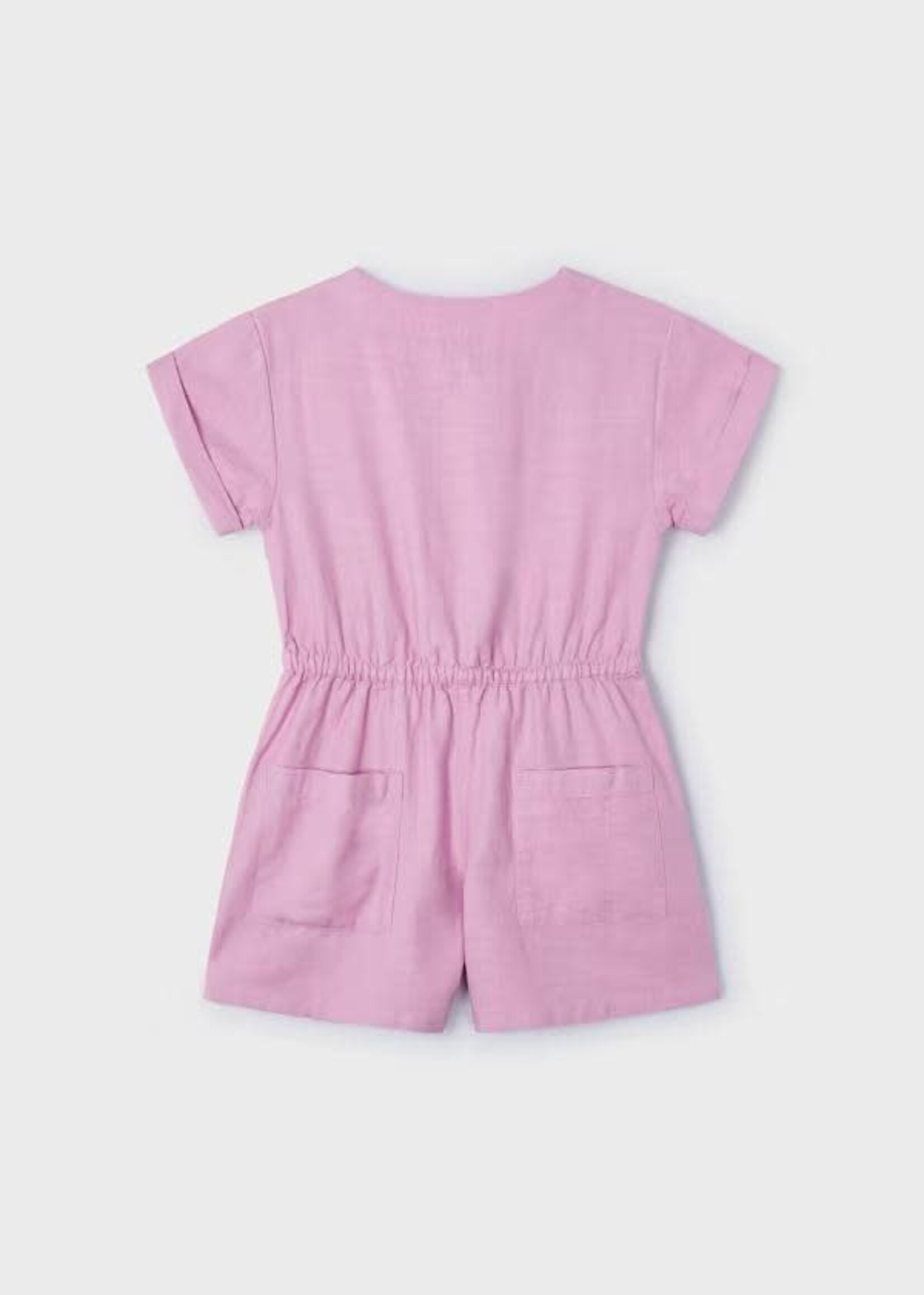 Mayoral Jumpsuit Lilac Embroidered - Mayoral