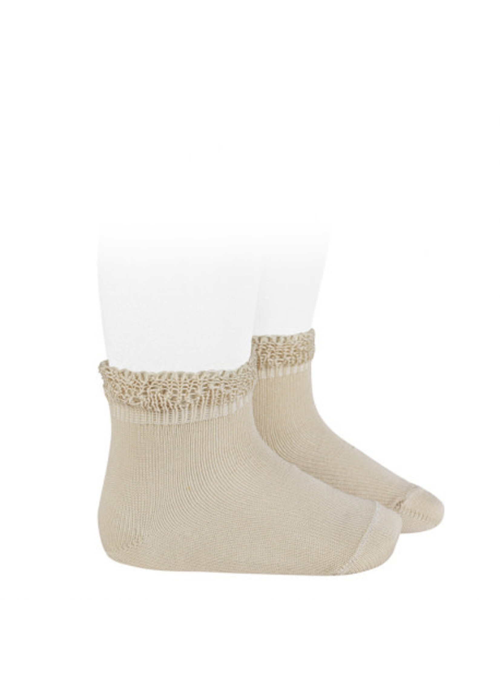 Condor Socks with Openwork  - Linnen