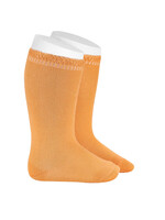 Condor Knee-high socks with Openwork  - Orange