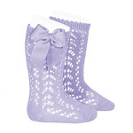 Condor Socks Open w/Bow - Mauve