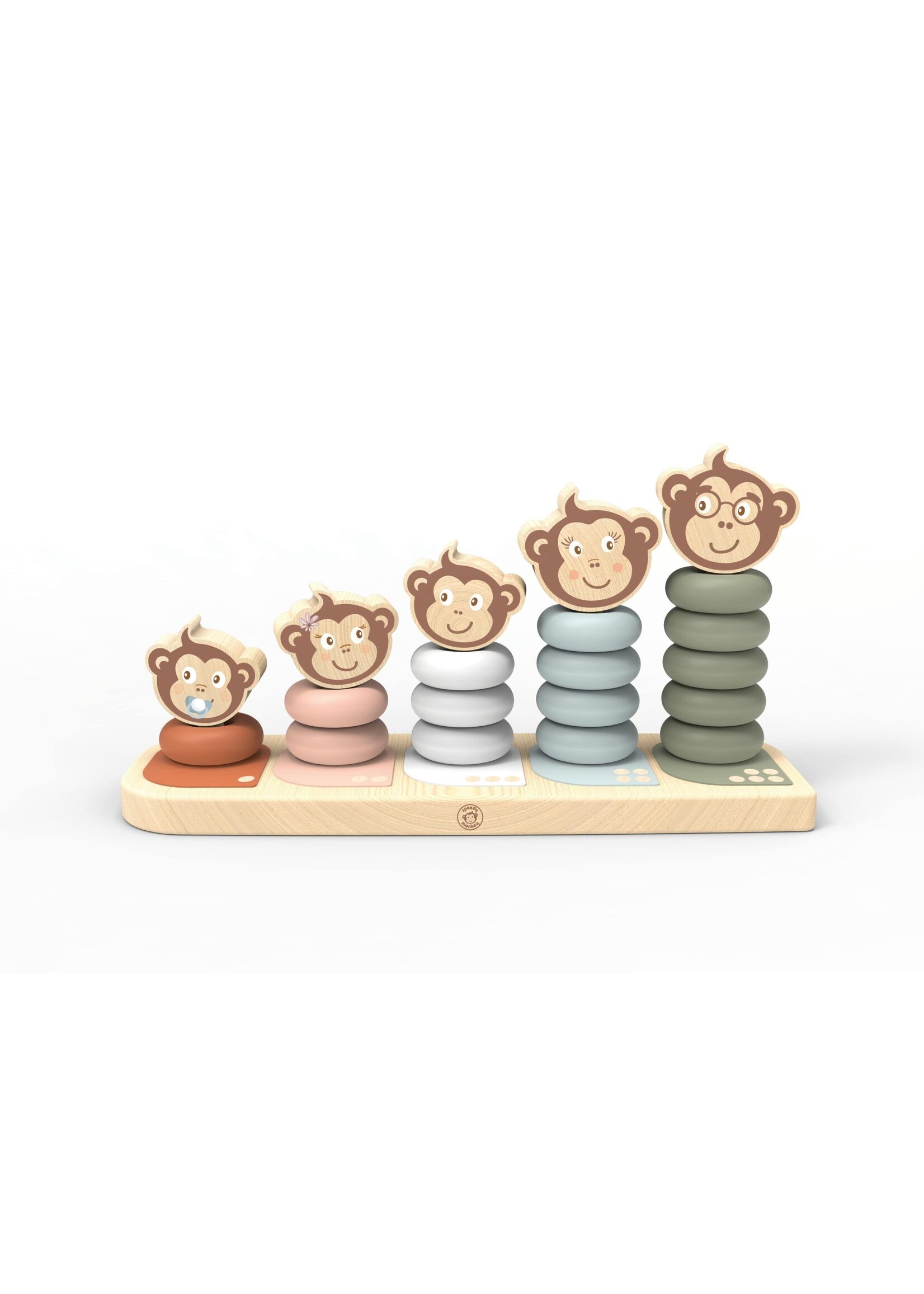 Monkey Family Stacker - Speedy Monkey