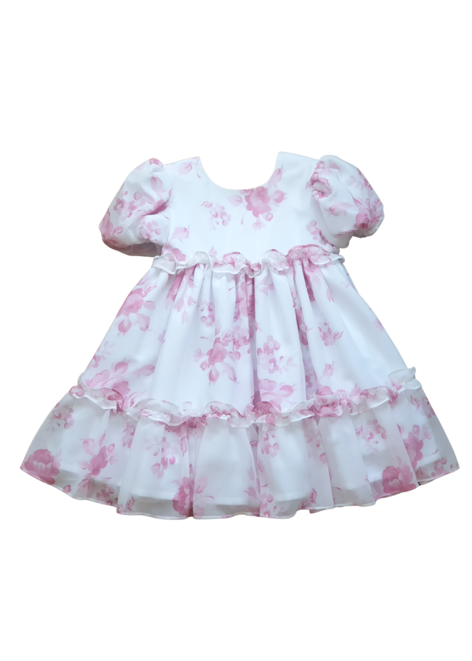 Petite Zara Dress Pink Roses - Petite Zara